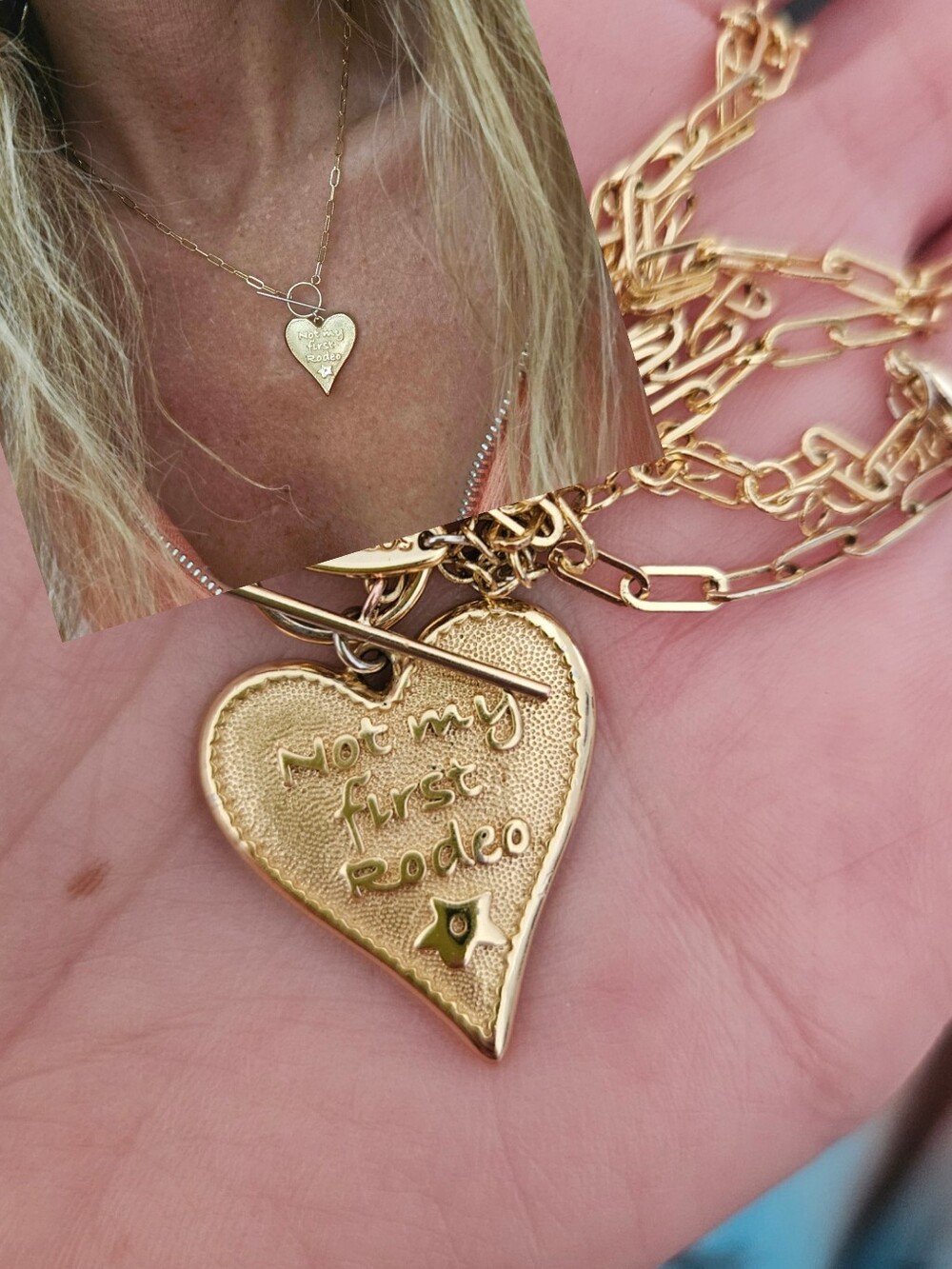 Anthropologie Paperclip Charm Necklace